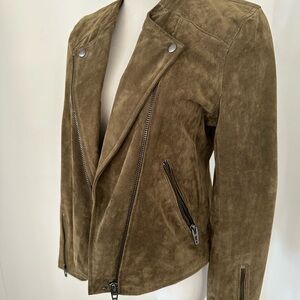 Blank NYC Olive Leather Jacket